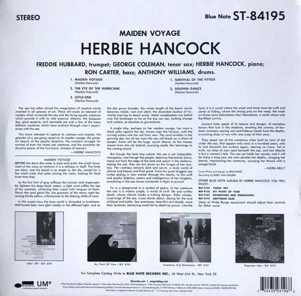Herbie Hancock – Maiden Voyage 2LP